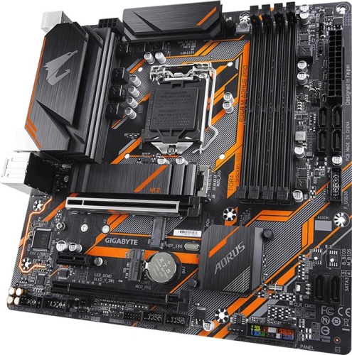 Мат. плата Socket1151v2 GIGABYTE B360 M AORUS PRO фото 3