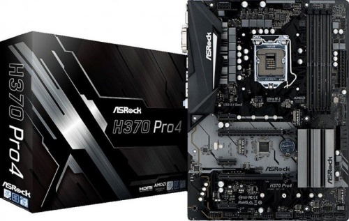 Мат. плата Socket1151 ASRock H370 PRO4 фото 4