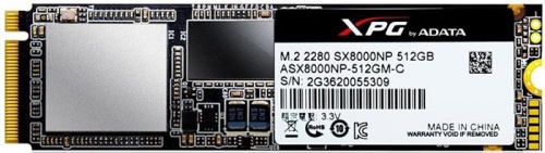 Накопитель SSD M.2 A-Data 512GB SX8000 ASX8000NP-512GM-C Накопитель SSD M.2 A-Data 512GB SX8000 ASX8000NP-512GM-C