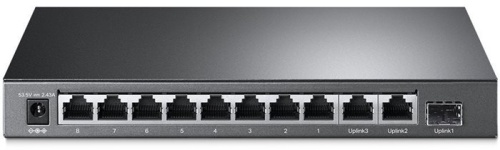 Коммутатор неуправляемый TP-Link TL-SL1311MP 8x100Mb 2G 1SFP 8PoE+ 124W фото 3