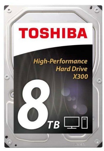 Жесткий диск SATA HDD Toshiba 8Tb HDWF180EZSTA X300