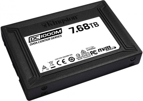 Накопитель SSD U.2 2.5 Kingston 7.68Tb DC1000M (SEDC1000M/7680G)