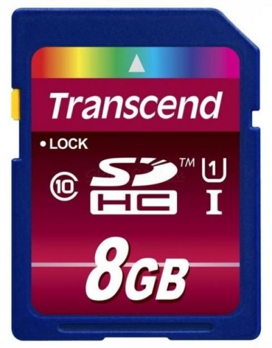 Карта памяти SDHC Transcend 8ГБ TS8GSDHC10U1 Карта памяти SDHC Transcend 8ГБ TS8GSDHC10U1