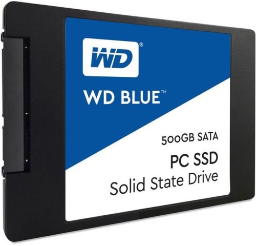 Накопитель SSD SATA 2.5 Western Digital 500GB Blue WDS500G1B0A