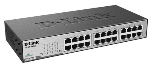 Коммутатор D-Link DES-1024D/G1A 24x100Mb фото 2