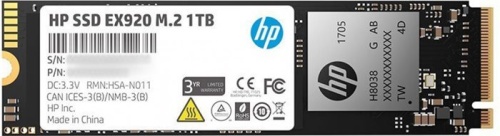 Накопитель SSD M.2 Hewlett Packard 1TB EX920 2YY47AA Накопитель SSD M.2 Hewlett Packard 1TB EX920 2YY47AA