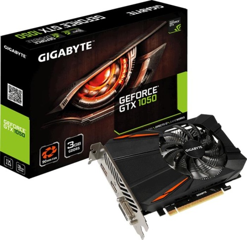 Видеокарта PCI-E GIGABYTE 3072Mb GeForce GTX1050 Gigabyte (GV-N1050D5-3GD) фото 4