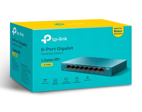 Коммутатор неуправляемый TP-Link LS108G фото 2