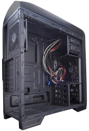 Корпус Miditower EXEGATE EVO-8201 Black-Blue light EX270563RUS фото 5