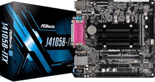 Мат. плата с CPU ASRock J4105B-ITX фото 4