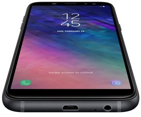 Смартфон Samsung SM-A600F Galaxy A6 (2018) 32Gb 3Gb черный SM-A600FZKNSER