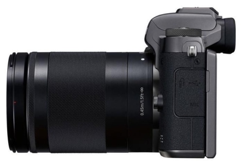 Цифровой фотоаппарат Canon EOS M5 черный 1279C022 фото 5