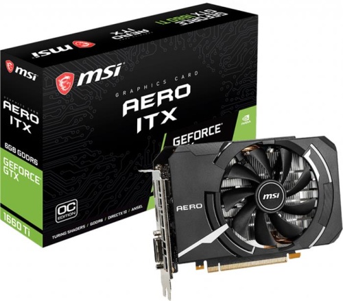 Видеокарта PCI-E MSI 6144Mb GeForce GTX 1660 TI AERO ITX 6G OC фото 5