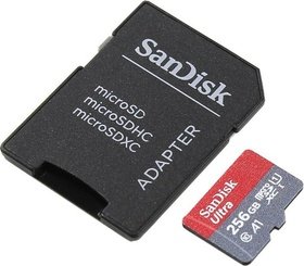   micro SDXC SanDisk 256Gb Ultra SDSQUAR-256G-GN6MA
