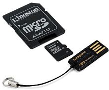 Карта памяти Micro SDHC Kingston 16ГБ MBLY10G2/16GB