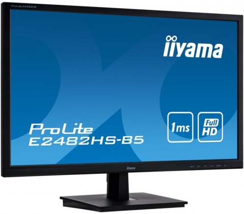 Монитор Iiyama ProLite E2482HS-B5 черный фото 4