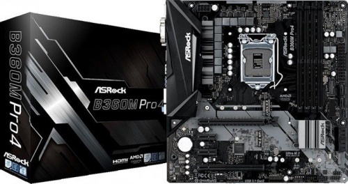 Мат. плата Socket1151v2 ASRock B360M PRO4 фото 4