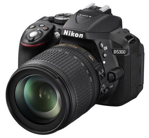 Цифровой фотоаппарат Nikon D5300 черный VBA370K004