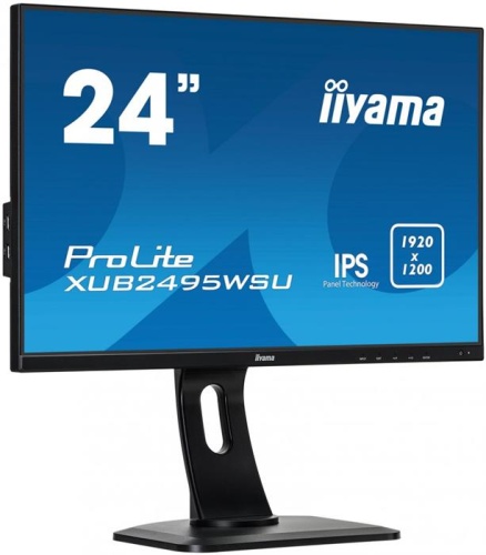 Монитор Iiyama 24.1 ProLite XUB2495WSU-B1 черный фото 2