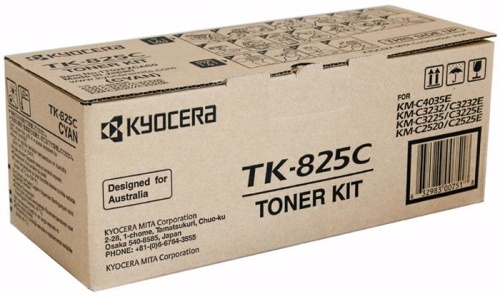 Тонер-картридж оригинальный Kyocera TK-825C 1T02FZCEU0
