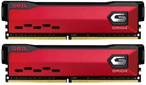 Модуль памяти DDR4 Geil 16Gb (2x8Gb KIT) ORION Red (GOR416GB3600C18BDC) Модуль памяти DDR4 Geil 16Gb (2x8Gb KIT) ORION Red (GOR416GB3600C18BDC)