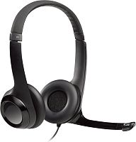 Гарнитура Logitech Headset H390 USB black (981-000803)