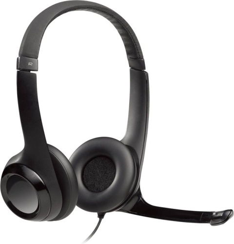 Гарнитура Logitech Headset H390 USB black (981-000803)