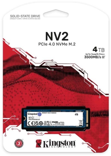 Накопитель SSD M.2 Kingston 4TB SNV2S/4000G NV2 фото 3