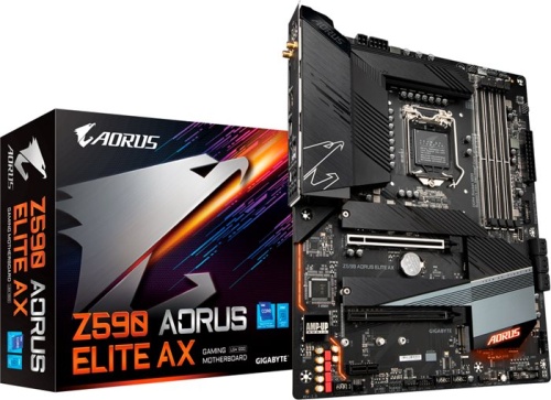 Мат. плата Socket1200 GIGABYTE Z590 AORUS ELITE AX фото 4