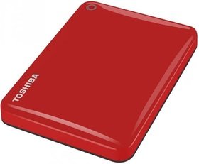 Внешний жесткий диск 2.5 Toshiba 1Tb Canvio Connect II HDTC810ER3AA красный