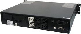  (UPS) Powercom 1500VA/1200W King Pro RM black (1152600) KIN-1500AP LCD