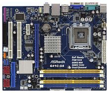 Мат. плата Socket775 ASRock G41C-GS