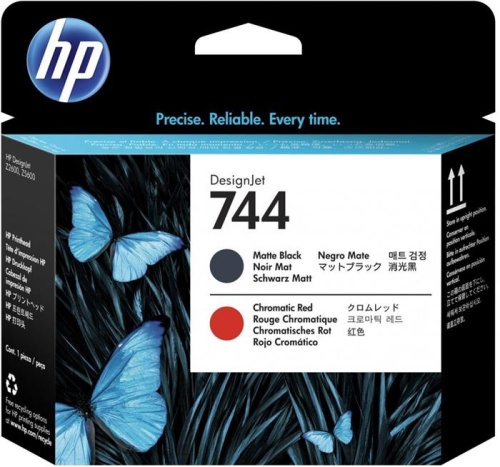 Печатающая головка Hewlett Packard 744 Matte Black & Red Printhead F9J88A Печатающая головка Hewlett Packard 744 Matte Black & Red Printhead F9J88A