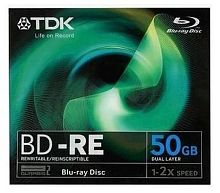 Диск BD-RE DL TDK 50ГБ 1x-2x BD-RE50JC2XE