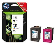 Набор струйных картриджей ориг. Hewlett Packard 121+121 CN637HE