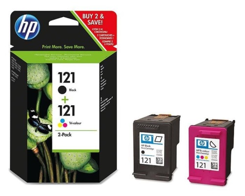 Набор струйных картриджей ориг. Hewlett Packard 121+121 CN637HE Набор струйных картриджей ориг. Hewlett Packard 121+121 CN637HE