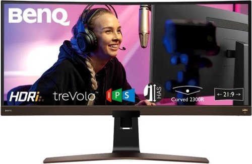 Монитор BenQ EW3880R черный 9H.LK3LA.TBE