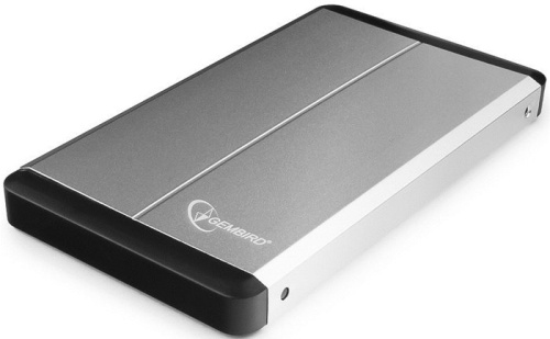 Контейнер для 2.5 SATA HDD Gembird EE2-U3S-2-S, серебро Контейнер для 2.5 SATA HDD Gembird EE2-U3S-2-S, серебро