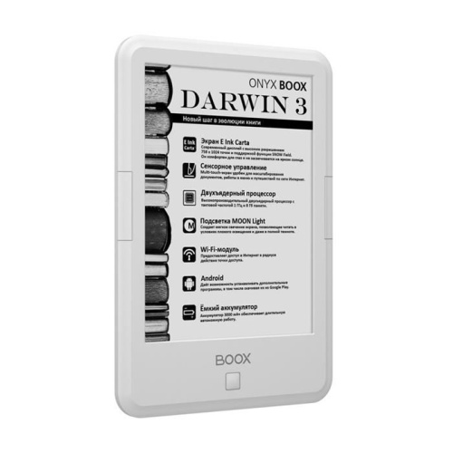 Электронная книга ONYX DARWIN 3 White фото 2