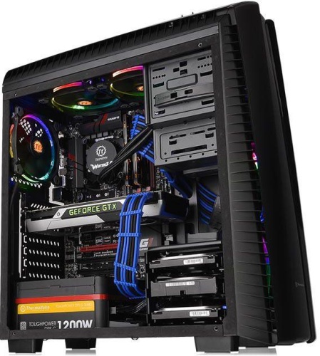 Корпус Miditower Thermaltake Versa N27 черный CA-1H6-00M1WN-00 фото 11