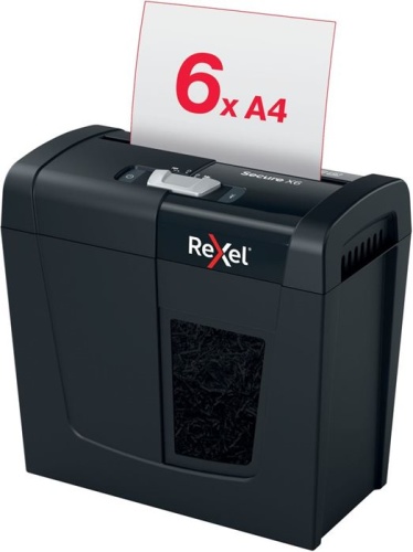 Уничтожитель бумаг REXEL Secure X6 EU черный 2020122EU фото 6