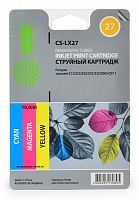 Картридж струйный совместимый Cactus CS-LX27 многоцветный
