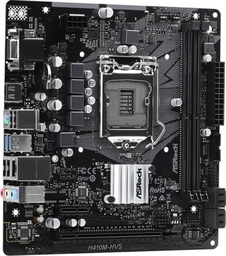 Мат. плата Socket1200 ASRock H410M-HVS R2.0 RTL фото 3