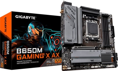 Мат. плата SocketAM5 GIGABYTE B650M GAMING X AX фото 5