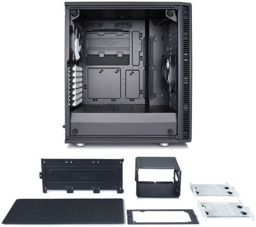 Корпус Miditower Fractal Design Define C TG Black, Window фото 13