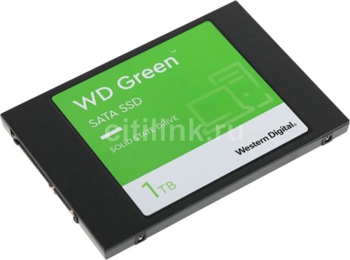 Накопитель SSD SATA 2.5 Western Digital 1TB WD Green 2.5 WDS100T3G0A фото 3