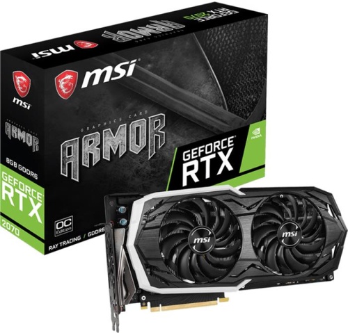 Видеокарта PCI-E MSI 8192Mb RTX 2070 ARMOR 8G OC фото 5