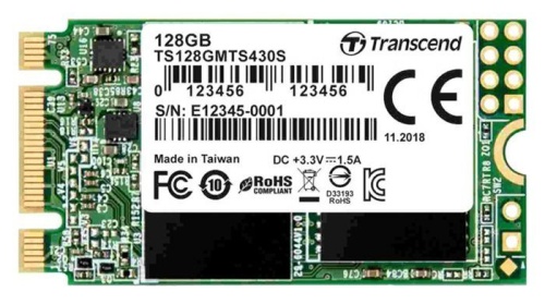 Накопитель SSD M.2 Transcend 128Gb MTS430 TS128GMTS430S