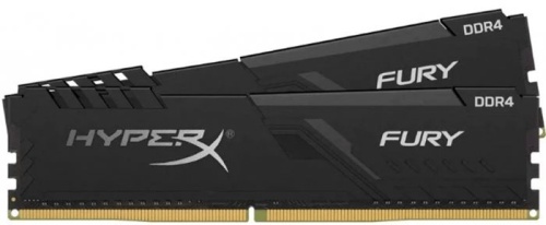 Модуль памяти DDR4 Kingston 8Gb (Kit of 2) HyperX Fury Black HX430C15FB3K2/8