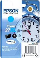 Оригинальный струйный картридж Epson T271240 Cyan 27XL DURABrite Ultra Ink C13T27124022